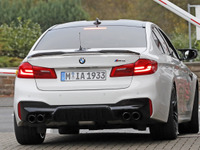 BMW M5 に最強モデルの「CS」か…謎のスポイラー、強化ブレーキも 画像