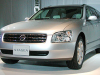 【日産『ステージア』発表】『スカイライン』兄弟ではないがデザイン開発は同じ 画像