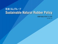 天然ゴムを持続可能な資源にするための会議「GPSNR」、住友ゴムが設立に参画 画像