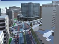 渋滞率など、交通流をシミュレーションできるシステム 日立産業制御が開発 画像