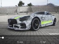 メルセデスAMG GT R「プロ」プロトタイプ…ロサンゼルスモーターショー2018で発表へ 画像