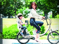 ルイガノ初の3人乗り電動アシスト自転車を発売へ…子育て世代を応援 画像
