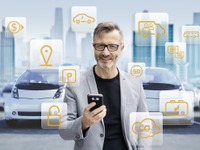EVカーシェア向けソリューション、スマホで全手続き完了…コンチネンタルがCES 2019で発表へ 画像