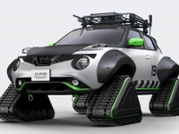 日産 ジューク がクローラー装着！…東京オートサロン2019でコンセプトカー登場へ 画像