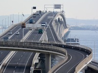 「AI渋滞予知」アクアライン通過所要時間を時間帯別に---NEXCO東日本とNTTドコモ 画像