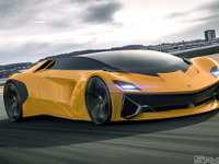 ランボルギーニ、最小スーパーカー「Vega」を計画中!? これが予想CGだ 画像