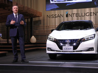 【日産 リーフe+ 発表】航続距離40%向上…スキラッチ副社長「モアリーフ」 画像