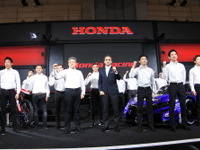 ホンダ、東京オートサロン2019でモータースポーツ体制発表…山本部長「ひとつでも多くの勝利をおさめる」 画像