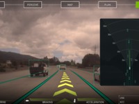 エヌビディアが自動運転向け最新ソフト、自動運転車の頭脳を可視化…CES 2019 画像