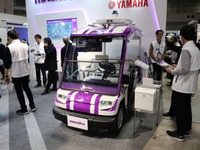 ヤマハのゴルフカートで完全自動運転を実現、開発用車両は公道走行も…オートモーティブワールド2019 画像