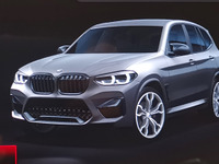 車内ディスプレイから見えたBMW「X3M」の姿! 最高速330km/hのスーパーSUV 画像