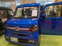 ハイポジションベッドが生み出した積載量、岡モータース N-VAN…ジャパンキャンピングカーショー2019 画像