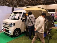 N-VAN の特徴を生かした軽キャンパー N-Cam…ジャパンキャンピングカーショー2019 画像
