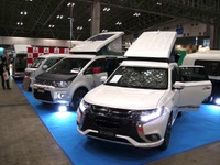 新型 デリカD：5 のキャンピングカーは出るのか？…ジャパンキャンピングカーショー2019 画像