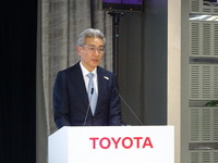 トヨタ 白柳執行役員「今年度の目標達成へもう1歩」…第3四半期営業利益は10％増益の1兆9379億円 画像
