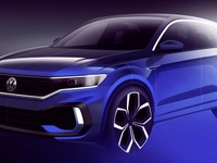 VWの小型SUV、『T-Roc』に高性能な「R」…ジュネーブモーターショー2019で発表へ 画像