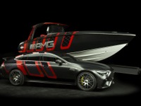 メルセデスAMG GT 4ドアクーペ仕様のパワーボート…エンジン4基で1600馬力 画像
