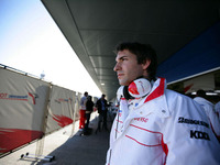 【トヨタF1】グロック、TF108初走行をエンジョイ 画像