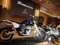 トライアンフ 『スクランブラー1200』発表会は、世界観を意識したグランピングスタイルで 画像