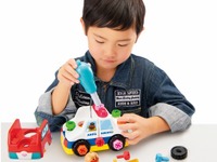 アンパンマンくみたてDIY、1台で3種類の乗り物を組み立てられる新商品発売へ 画像