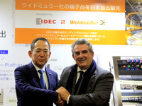 IDEC、国内普及率5％のプッシュイン接続方式を自動車製造ラインなどに拡充…ドイツ ワイドミュラー社と提携 画像