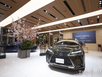 ミッドタウン日比谷「LEXUS MEETS...」で、クルマと花がコラボ 4月16日まで 画像