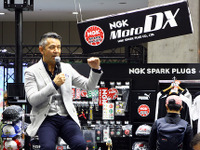 NGK、2輪専用スパークプラグ MotoDX を宮城光と猛プッシュ…東京モーターサイクルショー2019 画像