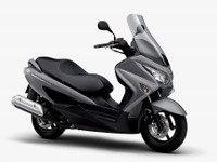 スズキ、軽二輪スクーター バーグマン200 に新色マットグレー追加へ 画像