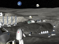 自動化建設機械で月に拠点を、JAXAと鹿島建設が実証実験 画像