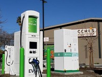 NEDOや日産、米国カリフォルニア州でのEV実証事業にチャデモ規格の100kW 超高速充電器を導入 画像