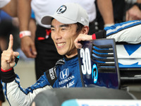 【INDYCAR 第3戦】佐藤琢磨が今季初のポールポジションを獲得!! チームメイトと予選1-2 画像