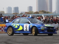 今年もインプレッサWRCが登場! 新井敏弘がお台場で全開アタック…モータースポーツジャパン2019 画像