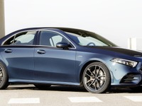 メルセデスベンツ Aクラス「AMG 35」、60mm長い「L」セダンにも設定か…上海モーターショー2019で発表へ 画像