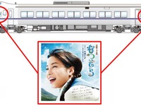 特急に広瀬すずの笑顔…『スーパーとかち』にNHK朝ドラ『なつぞら』のステッカー　4月15日から 画像