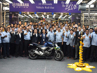 ヤマハ発動機、インドでの二輪車累計生産台数1000万台を達成 画像