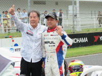 【スーパーフォーミュラ 第2戦】関口雄飛、16番グリッド発進からの“圧勝劇”を完遂…星野一義監督も絶賛する気迫の走り 画像