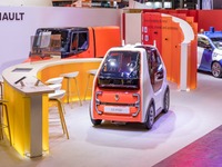 ルノー、EZ-POD 発表…ファースト＆ラストマイルの小型自動運転EV提案 画像