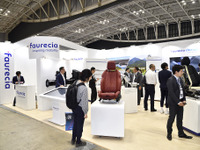 画面を4分割できるナビ、フォルシアクラリオンが展示…人とくるまのテクノロジー2019 画像