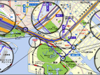 虫眼鏡で地図拡大…アルプスラボに新機能 画像