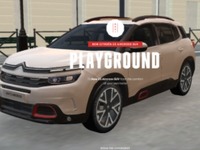 シトロエン C5エアクロス SUV に3D仮想試乗、雪道や砂の上も走行可能…欧州で開始 画像