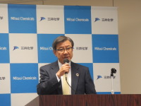 三井化学 淡輪社長「軽量化だけでなく、CASEなど新たな流れにも適応する技術や材料を提供する」 画像