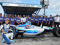 【INDYCAR 第9戦】佐藤琢磨、今季2回目のポールポジション獲得を決める…マシンはかなり快調な様子で決勝も期待大 画像