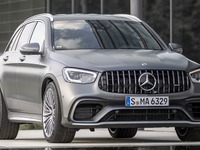 メルセデスベンツ GLC 改良新型に最強の「AMG63」、510馬力で最高速280km/h…欧州発売 画像