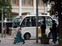 ハンドル非搭載のバスで公道を自律走行…7月5日まで東京イタリア街で 画像