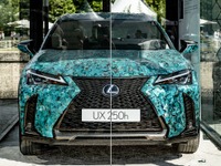 レクサス UX のアートカー、水中できらめく魚を表現…最優秀作品を発表 画像