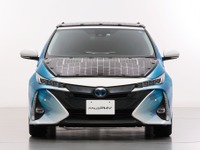ソーラーパワーで走るトヨタ プリウス…高効率太陽電池EVを公道で走行実証ヘ 画像