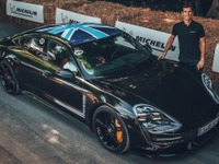ポルシェのEV、タイカン・プロトタイプも走った…グッドウッド2019［動画］ 画像