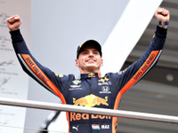 【F1 ドイツGP】レッドブル・ホンダ2勝目、フェルスタッペンが大混乱のレースを制し優勝、クビアトが表彰台の3位 画像