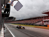 F1ドイツGPでレッドブル・ホンダ今季2勝目、ホンダ勢は27年ぶりダブル表彰台［新聞ウォッチ］ 画像