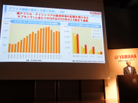 ヤマハ日高社長「アフリカの売上を10年後に倍増、将来的には欧米に匹敵へ」 画像